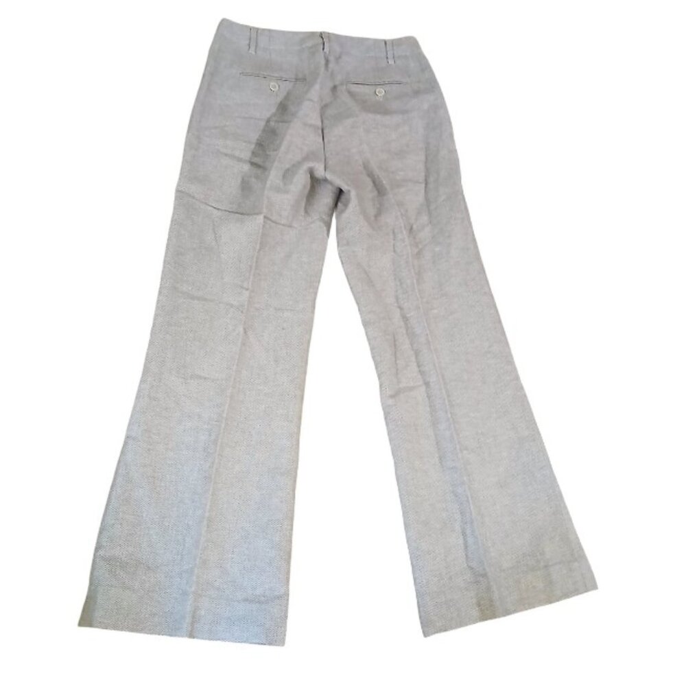 CALVIN KLEIN Tan Herringbone Linen Blend Dress Pants EUC - Picture 8 of 16